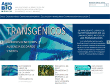 Tablet Screenshot of agrobiomexico.org.mx